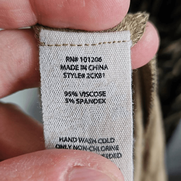 Soft Surroundings Women's XS Wrap Front Short Sleeve Zebra Print Maxi Dress Tan - Picture 5 of 6